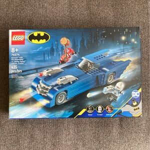 BATMAN WITH BATMOBILE VS HARLEY QUINN AND MR FREEZE LEGO DC SET #76274 435 PCS